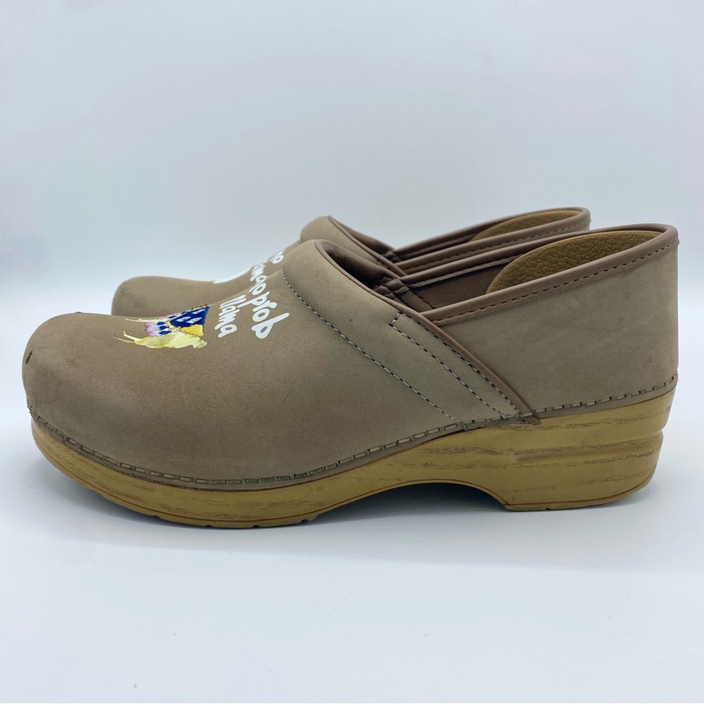 Dansko Twin Pro Llama Milled Nubuck Clog Size 41 / US 10.5 - 11 - Picture 7 of 12